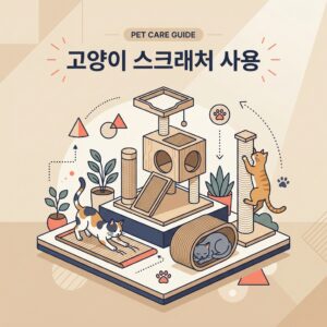 고양이 스크래처 사용 습관 들이는 방법