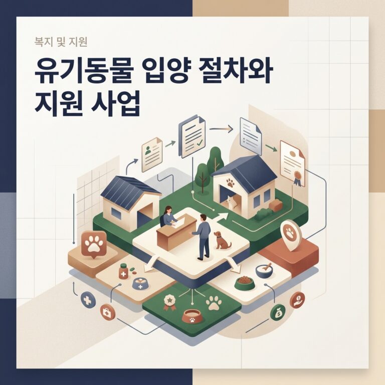 유기동물 입양 절차와 지원 사업