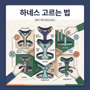 하네스 고르는 법 강아지 체형별 선택 기준
