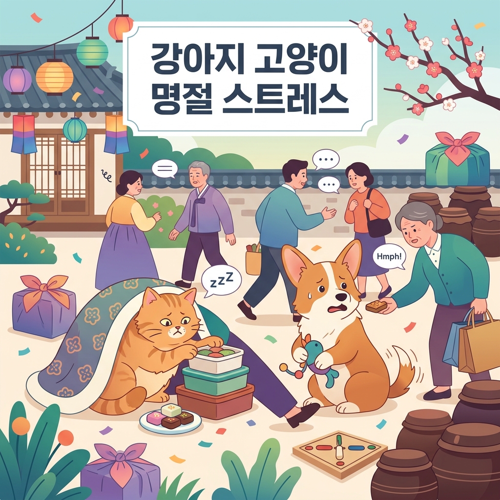 강아지 고양이 명절 스트레스