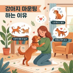강아지 마운팅 하는 이유