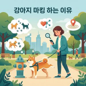 강아지 마킹 하는 이유