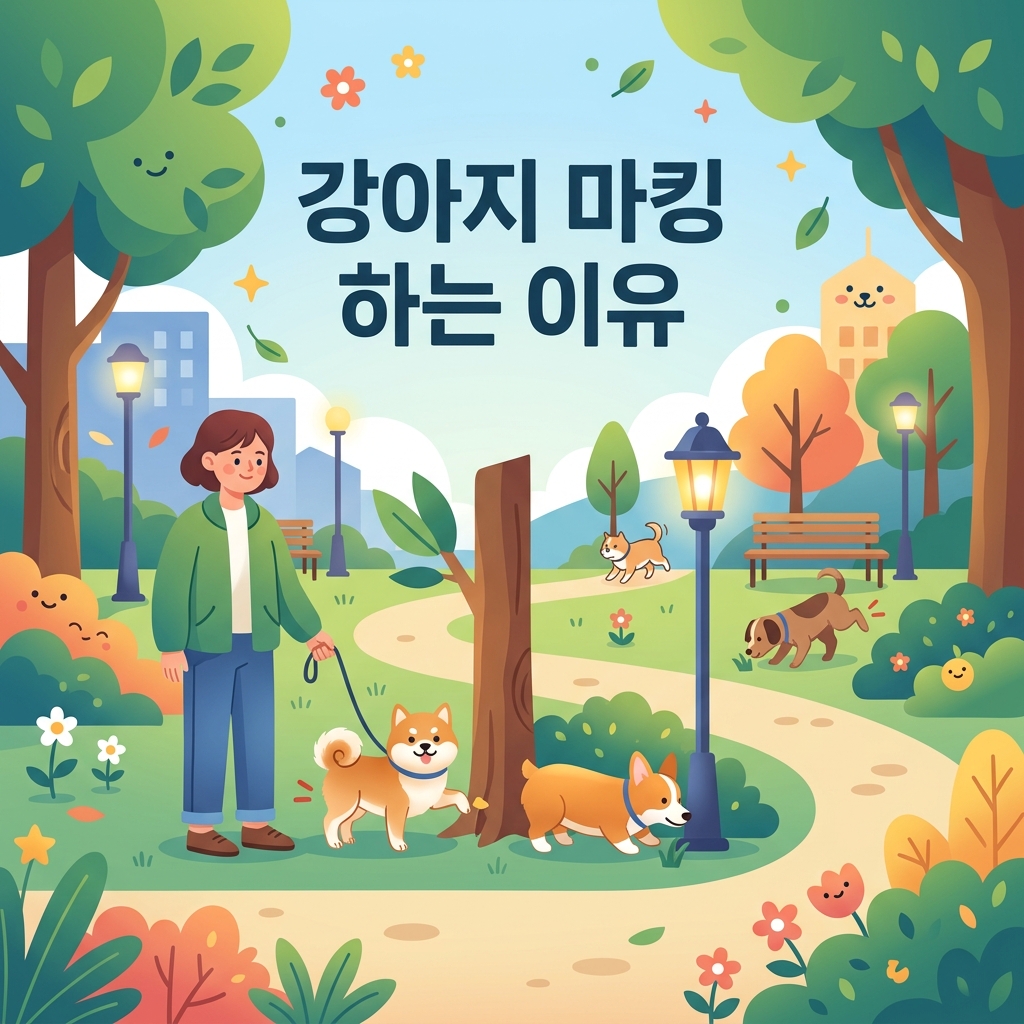 강아지 마킹 하는 이유