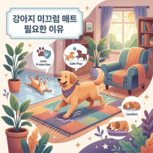 강아지 미끄럼 매트 필요한 이유와 선택 기준