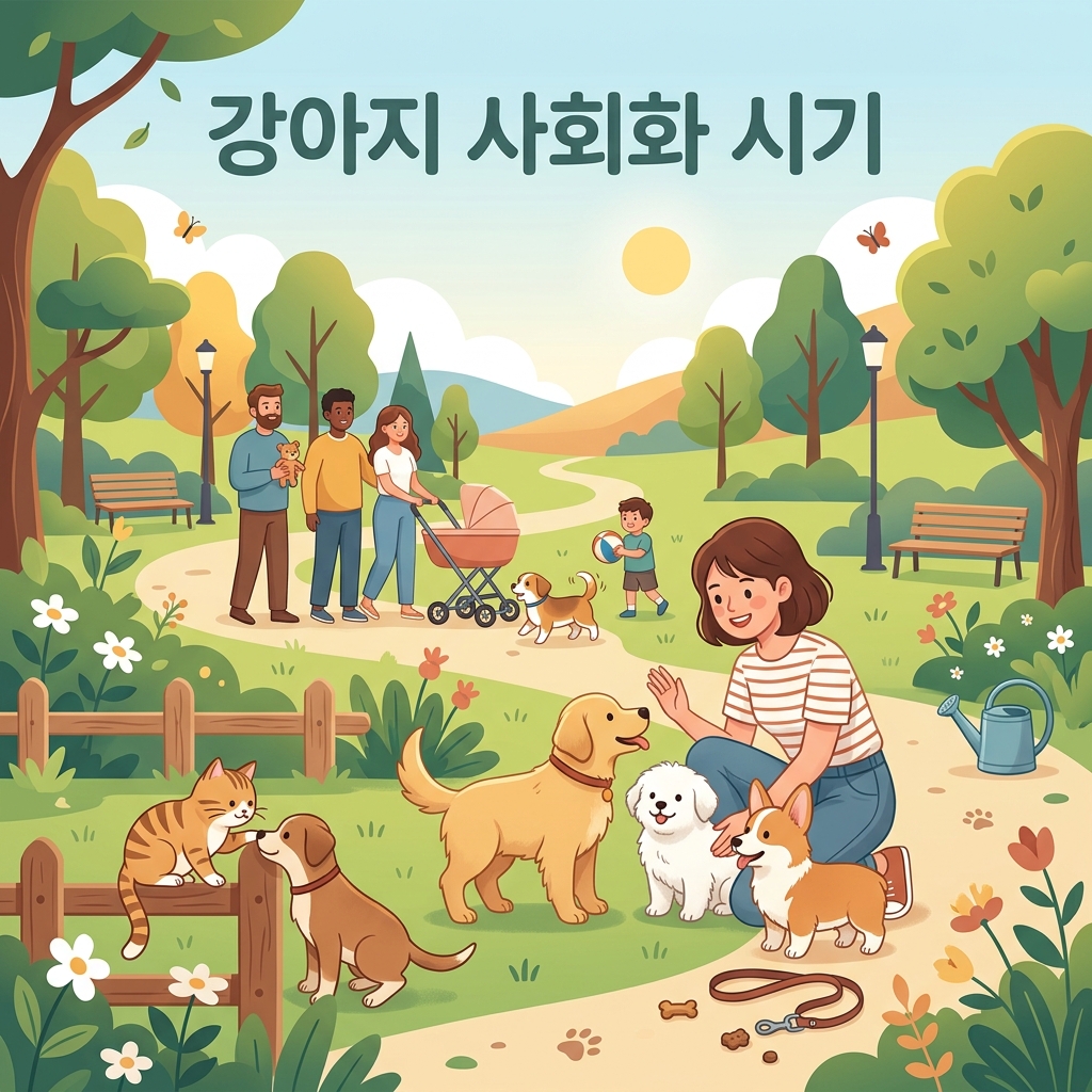 강아지 사회화 시기 언제부터 시작할까