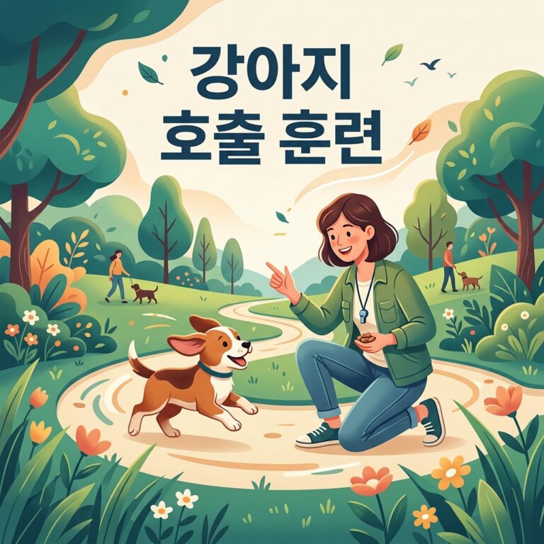 강아지 호출 훈련 기초부터 실전 방법