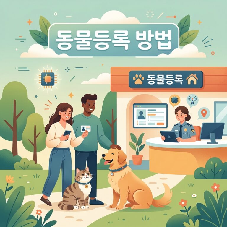 동물등록 방법과 미등록 과태료 기준