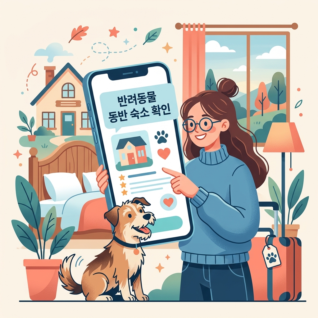 반려동물 동반 숙소 확인