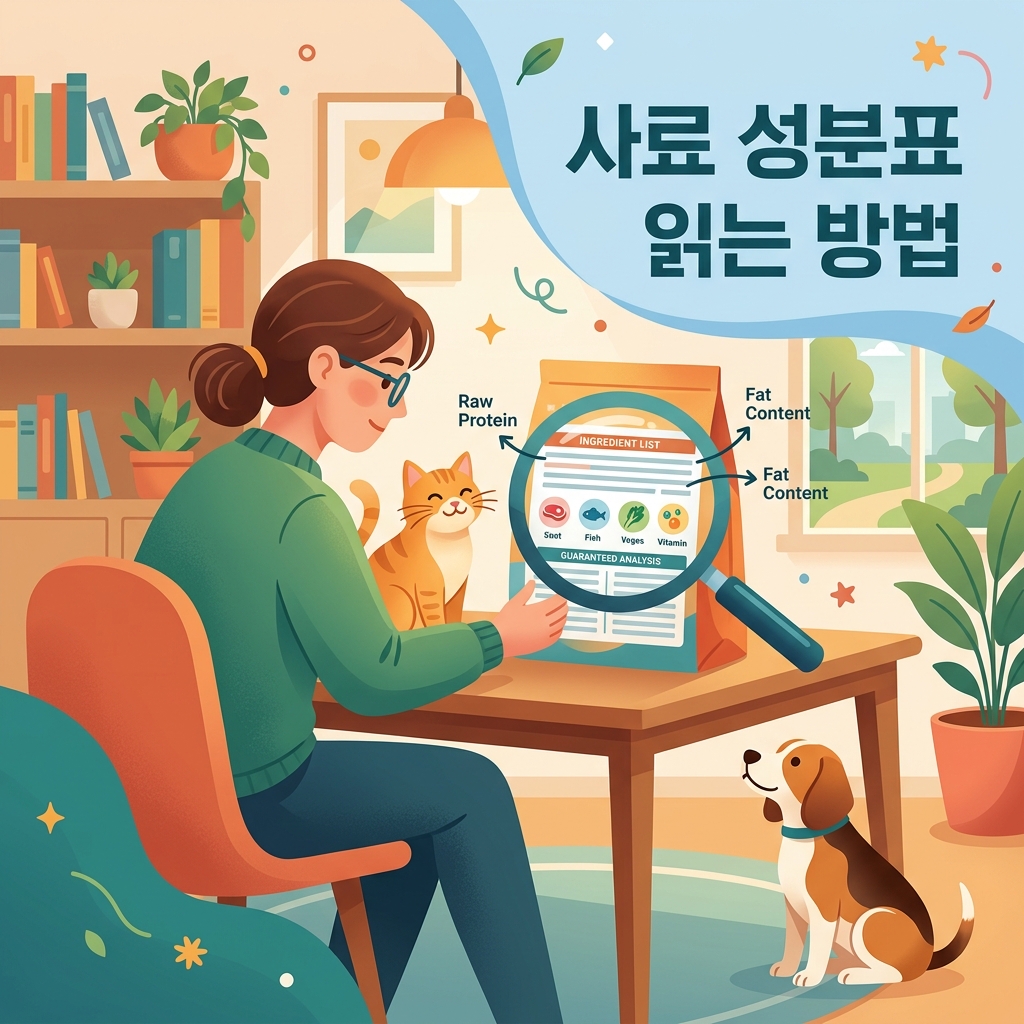강아지 사료 성분표 읽는 방법과 확인 순서