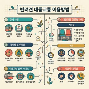 반려견 대중교통 이용방법