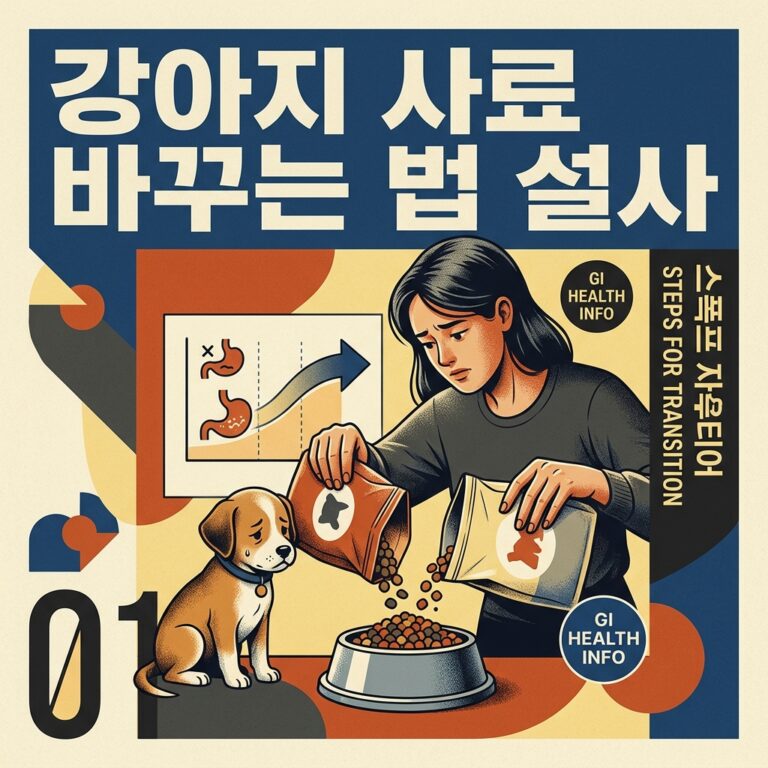 강아지 사료 바꾸는 법 설사