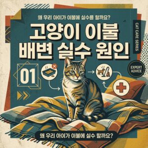 고양이 이불 배변 실수 원인