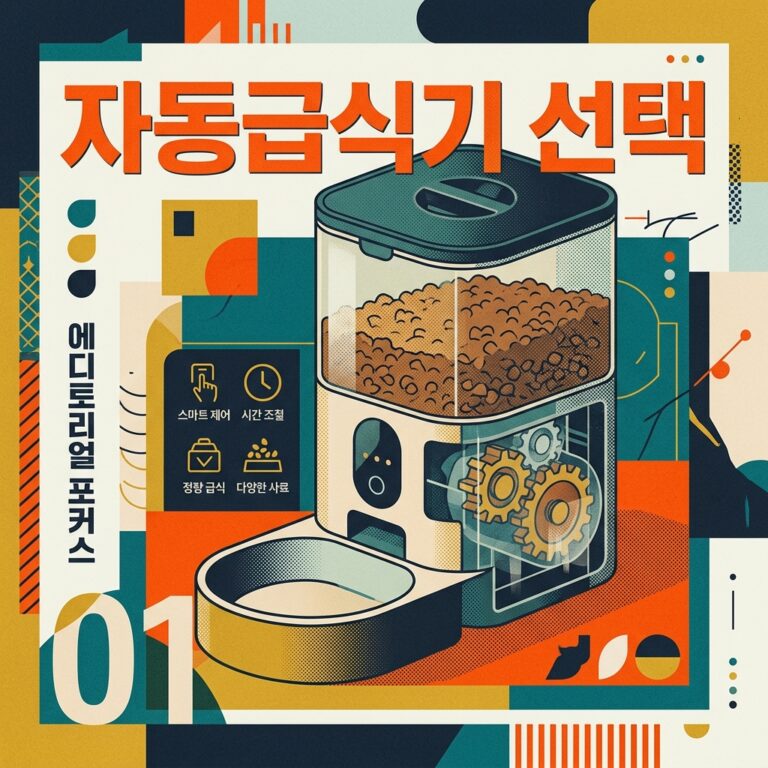 자동급식기 선택 전 확인할 조건 6가지