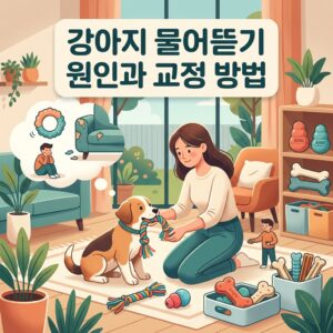 강아지 물어뜯기 원인과 교정 방법
