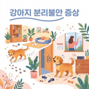 강아지 분리불안 증상