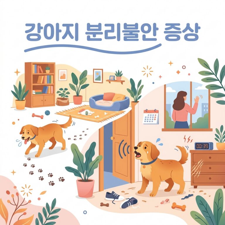 강아지 분리불안 증상