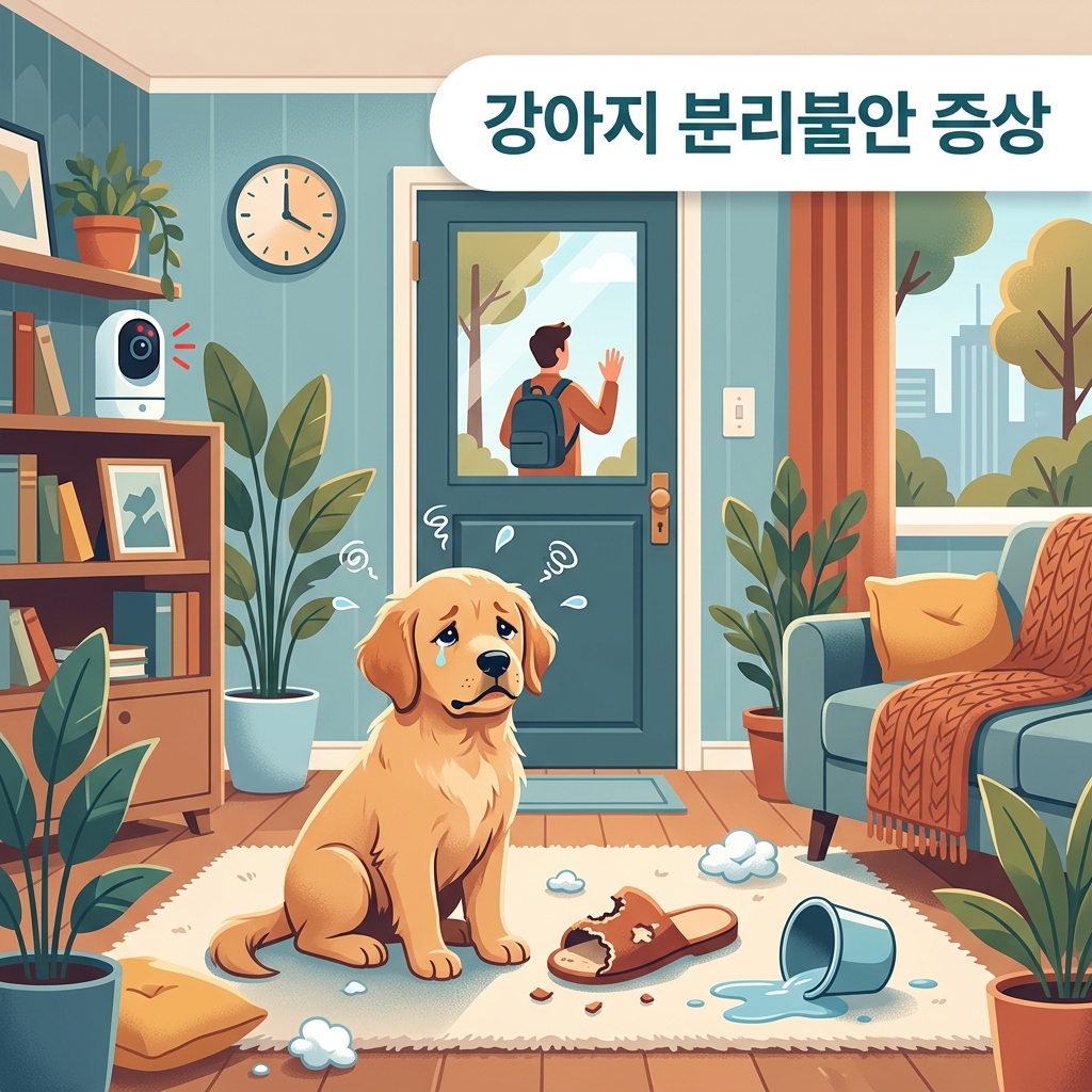 강아지 분리불안 증상