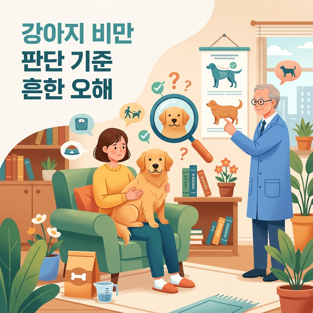강아지 비만 판단 기준 흔한 오해