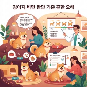 강아지 비만 판단 기준 흔한 오해