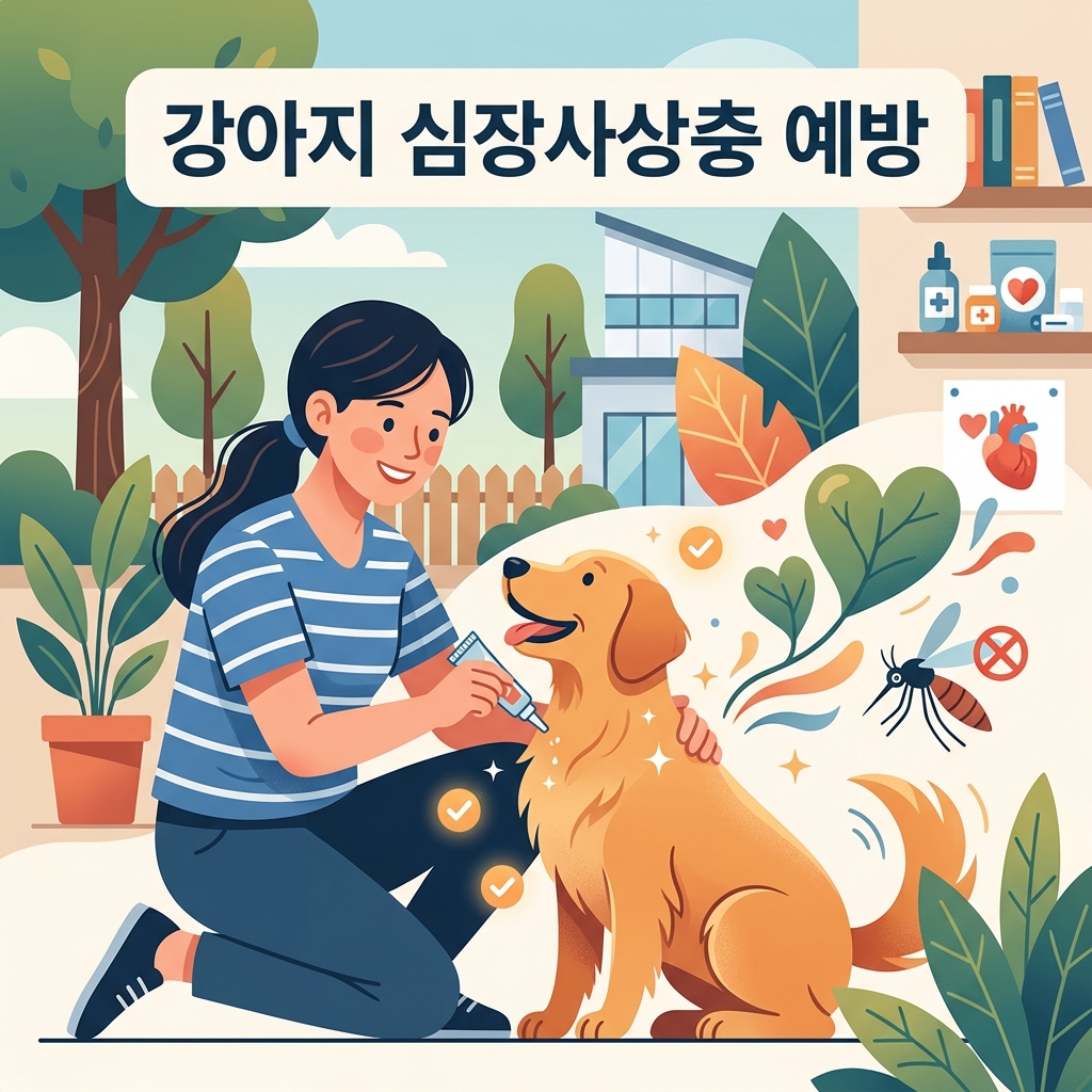 강아지 심장사상충 예방