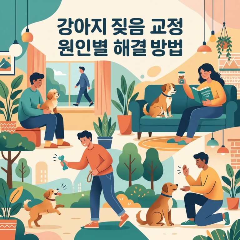 강아지 짖음 교정 원인별 해결 방법